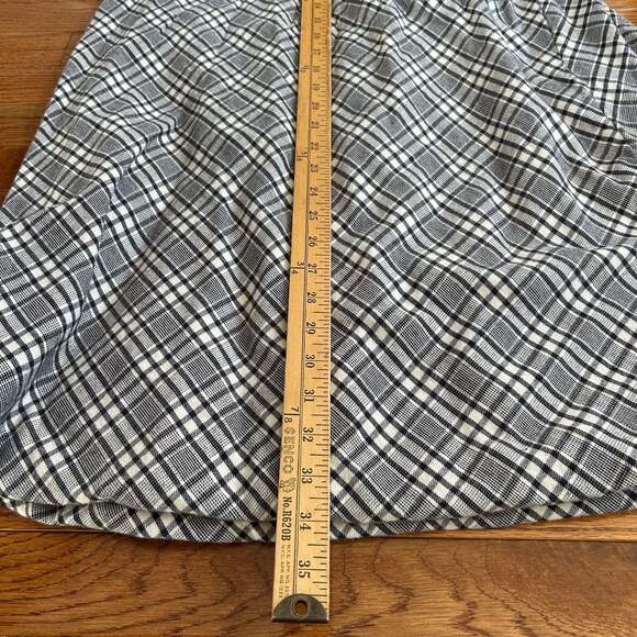 Ellen Orkin Vintage Plaid 100% Cotton Wrap Style Maxi Skirt - Picture 6 of 8